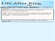 Tablet Screenshot of lifeafterking.org